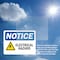 Signmission Electrical Hazard Sign, Vinyl Decal, 10in W x 7in L, 2PK OS-2PACK-NS-D-710-L-11651 - alternate 4